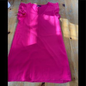 Flutter sleeve mini dress